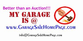 GarageSaleHomePage.com My Garage