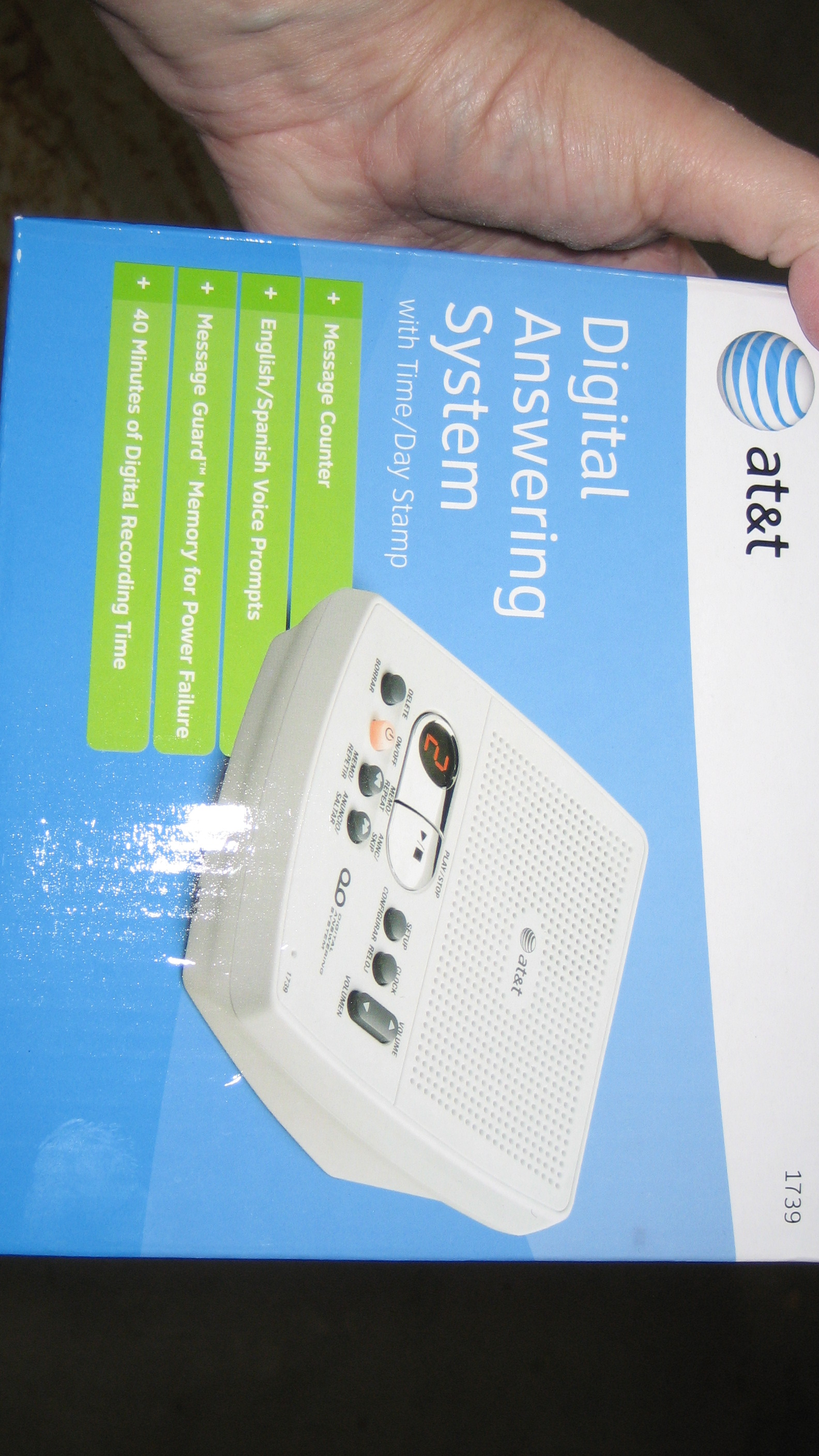 Brand new in box: Telephone Answering Machine from AT&T