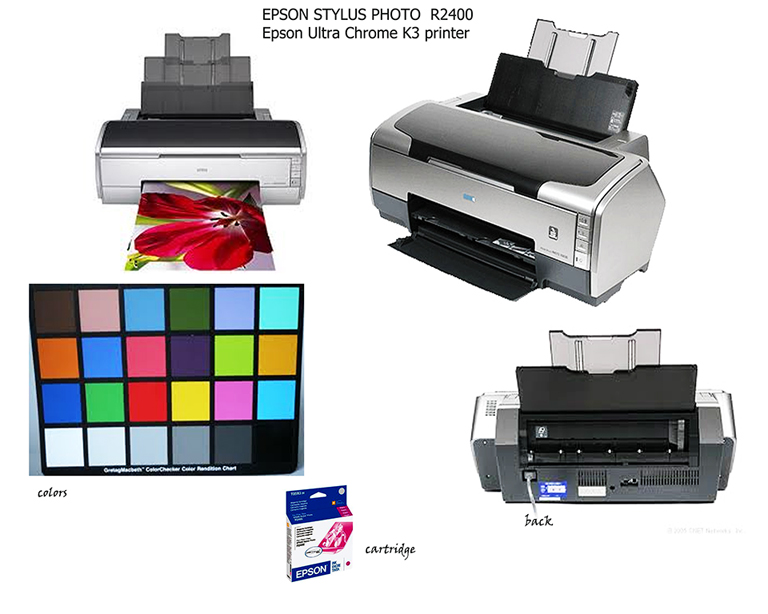 Epson Stylus Photo R2400 printer, Ultrachrome K3