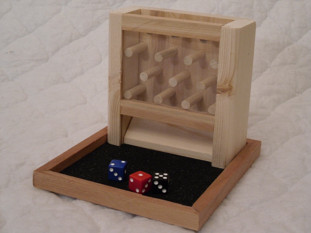 Wooden Dice Tower