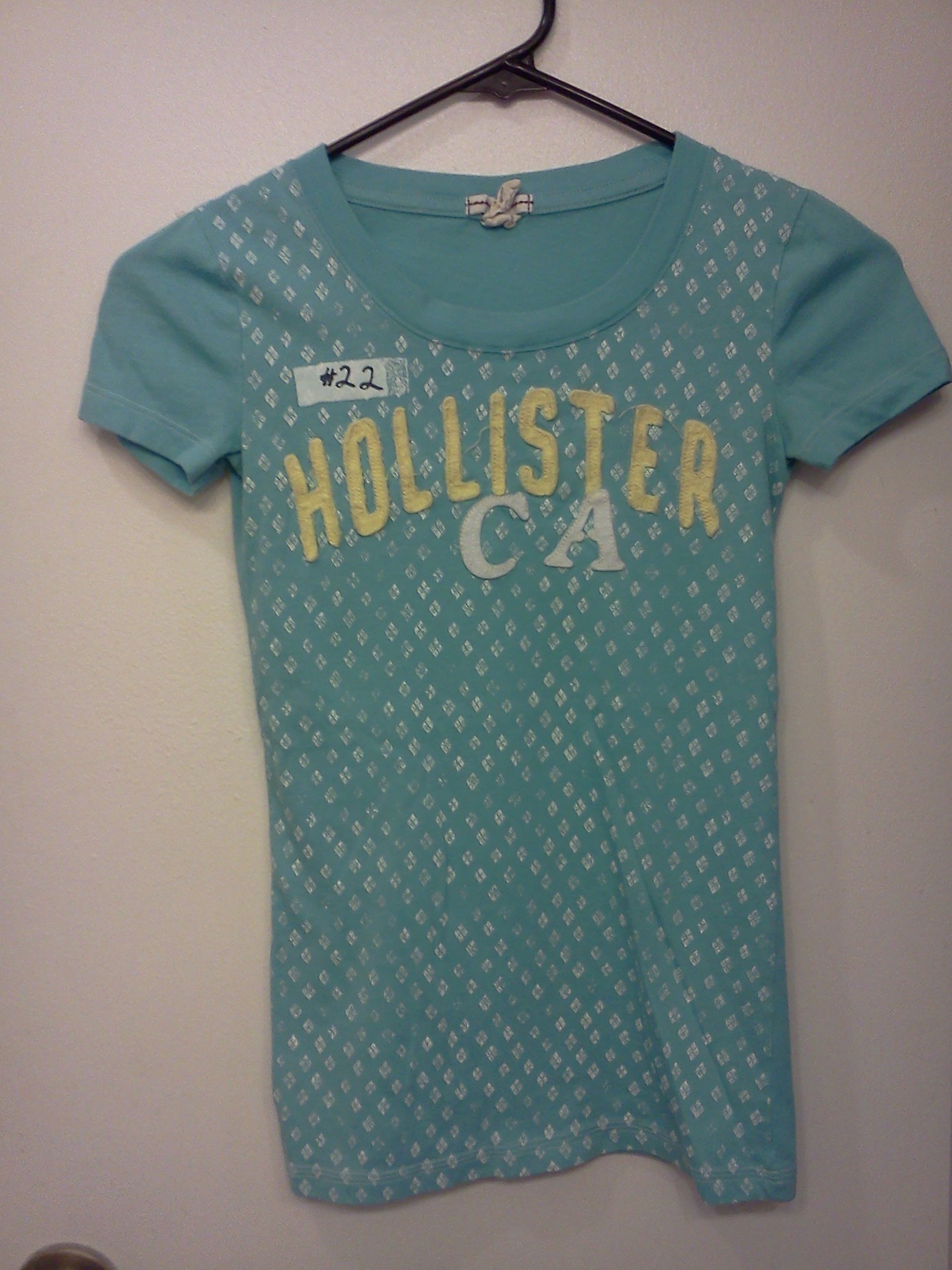 Light Blue Hollister T-Shirt