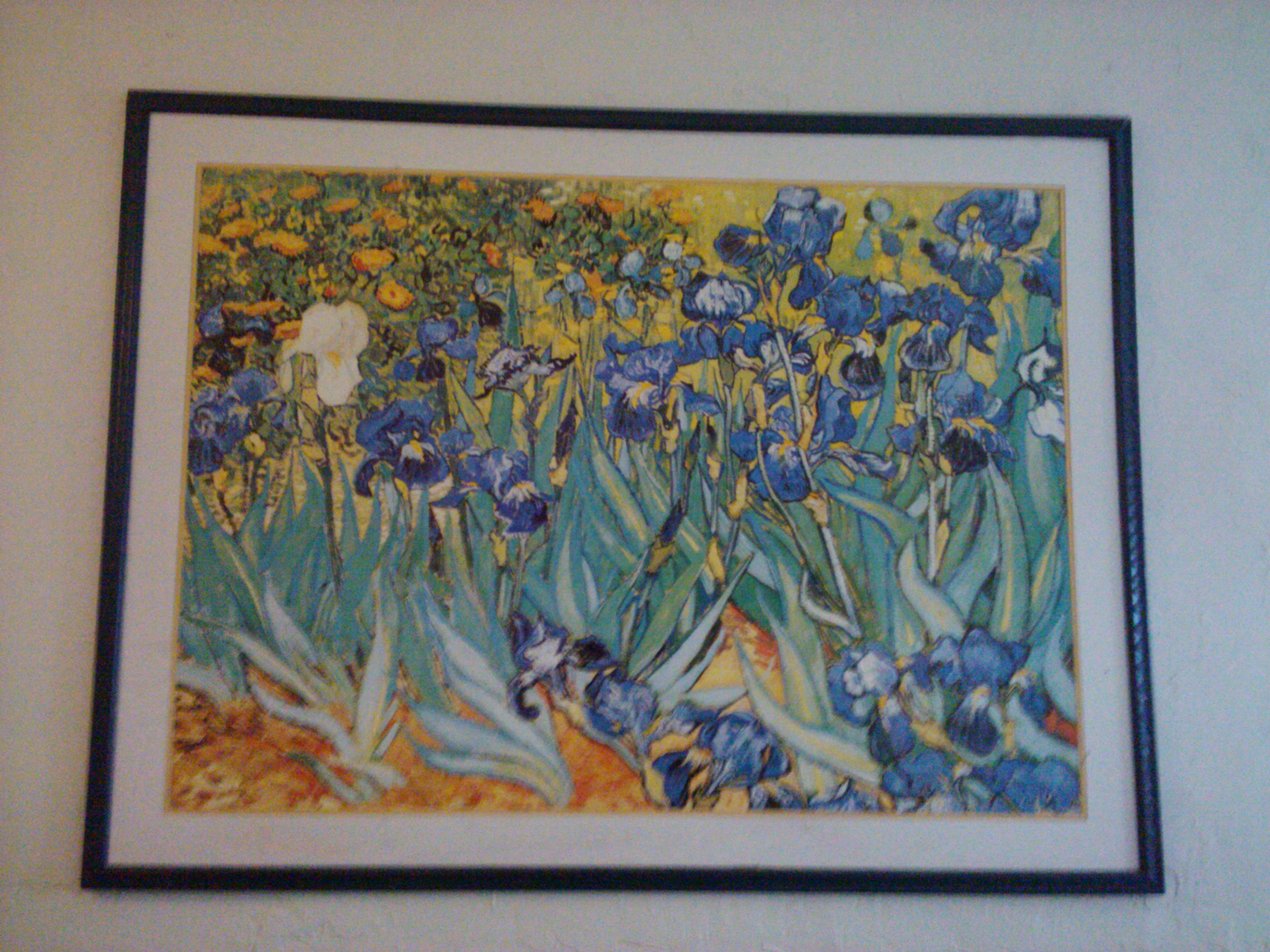 VanGhoe Irises sofa painting