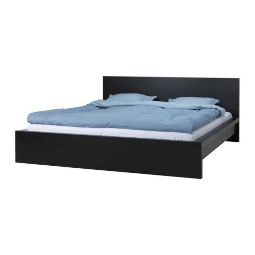 Ikea Malm Full size bed in Black/Brown
