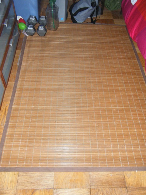 Bamboo rugs X 2