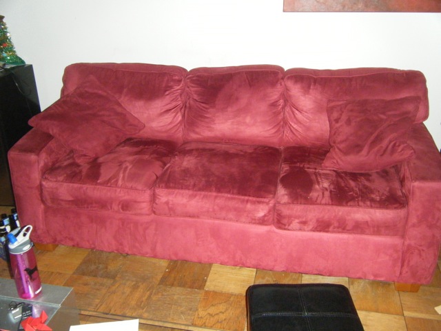 Red super comfy couch
