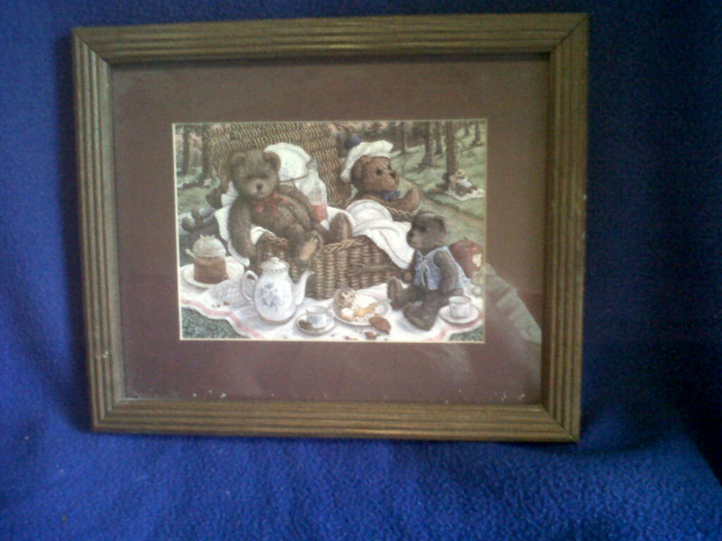 Framed country picture