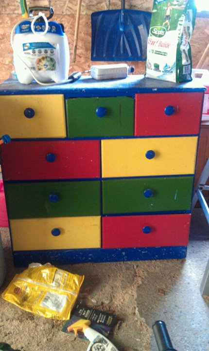 Kids Painted Dresser