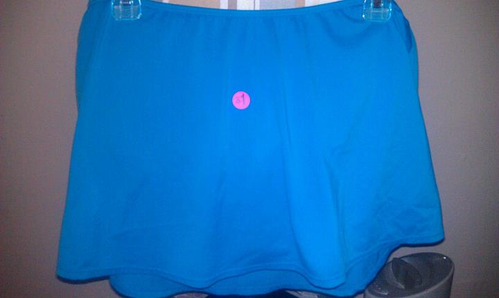 Blue Swim Suit bottoms XL