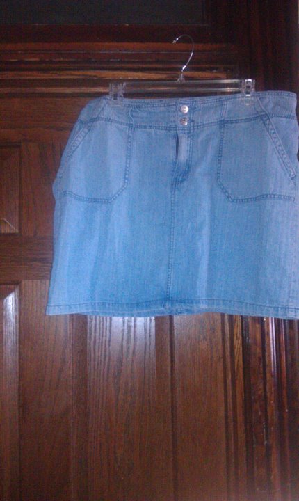 Jean skirt size 18