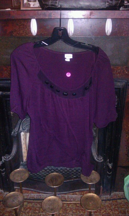 18/20-Purple shirt with black stones