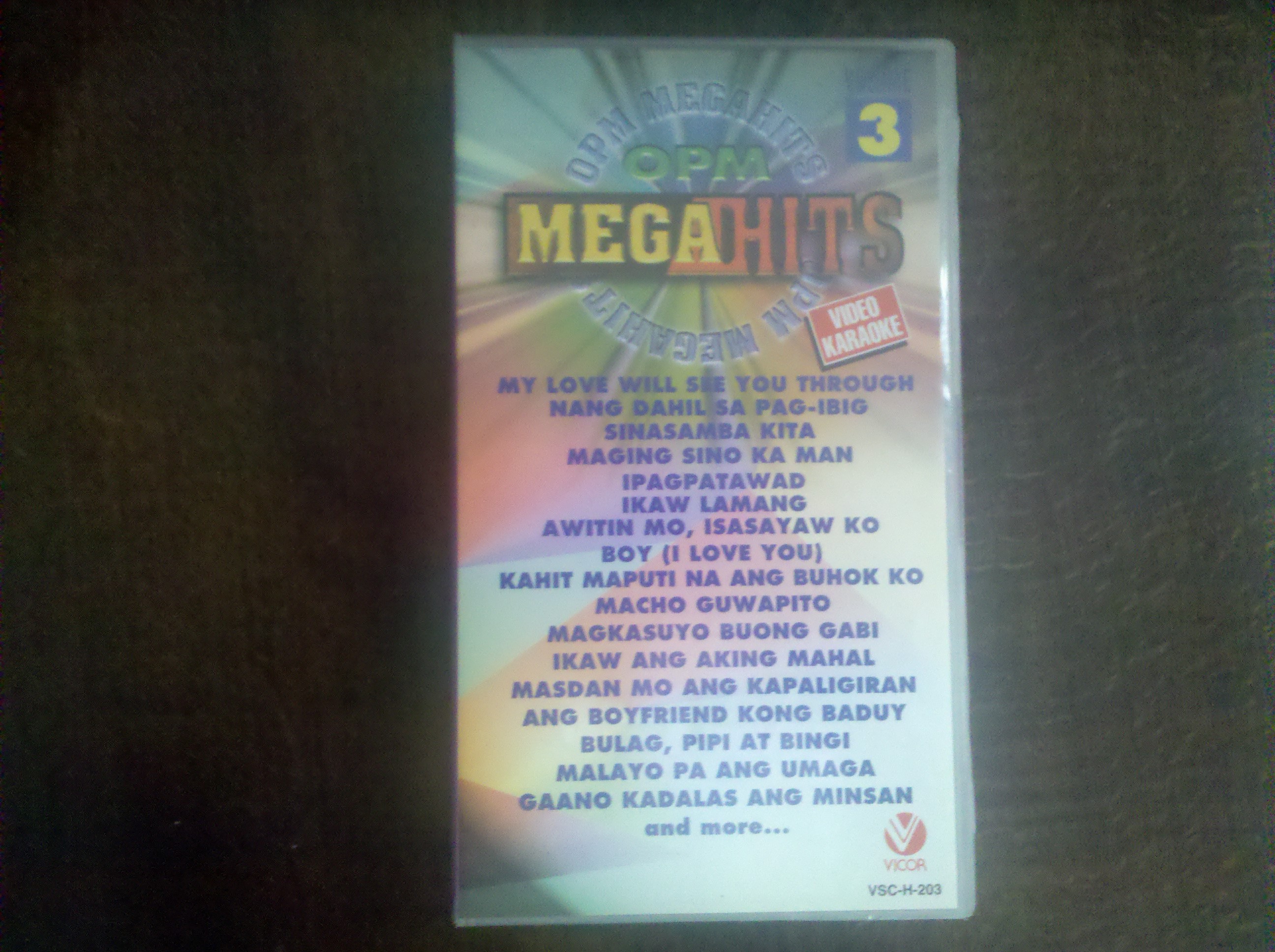 Video Karaoke VHS (Original Pilipino Music) Megahits