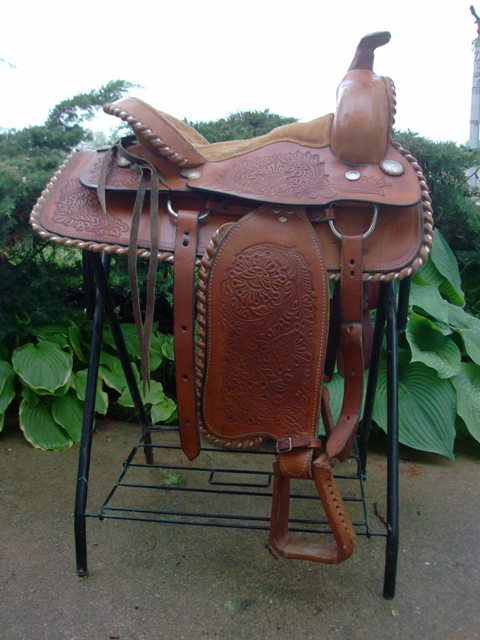 Buffalo Custom Western Saddle