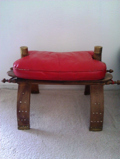 Camel Saddle (used in the US as a footstool)