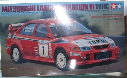 Mitsubishi Lancer Rally Car Model Kit