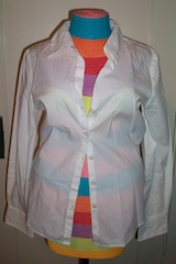 Old Navy White Button-Up- size S