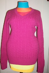 Merona pink sweater- size M
