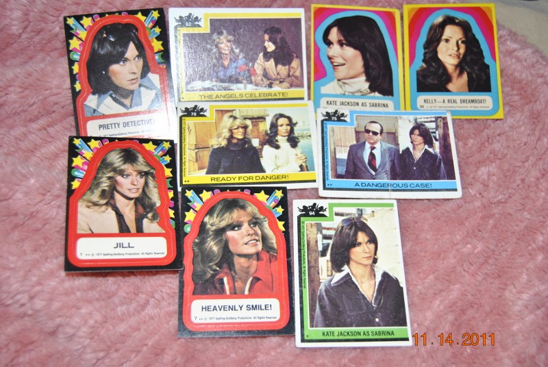 charlies angel trading cards