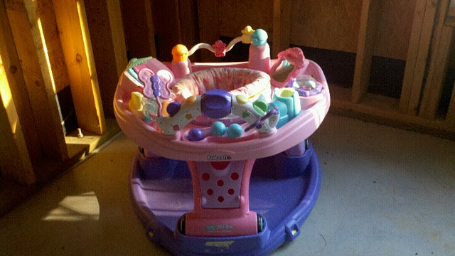 Pink Sit & Stand Exersaucer