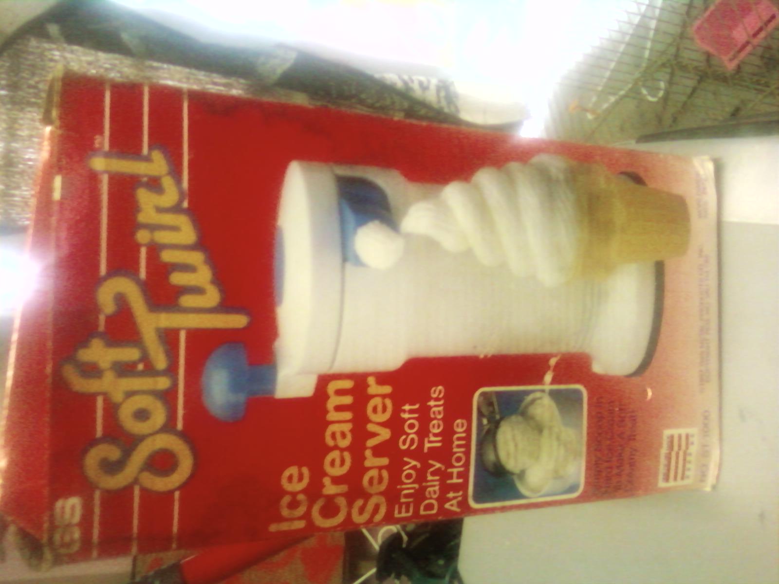 Soft twirl ice cream for cones maker