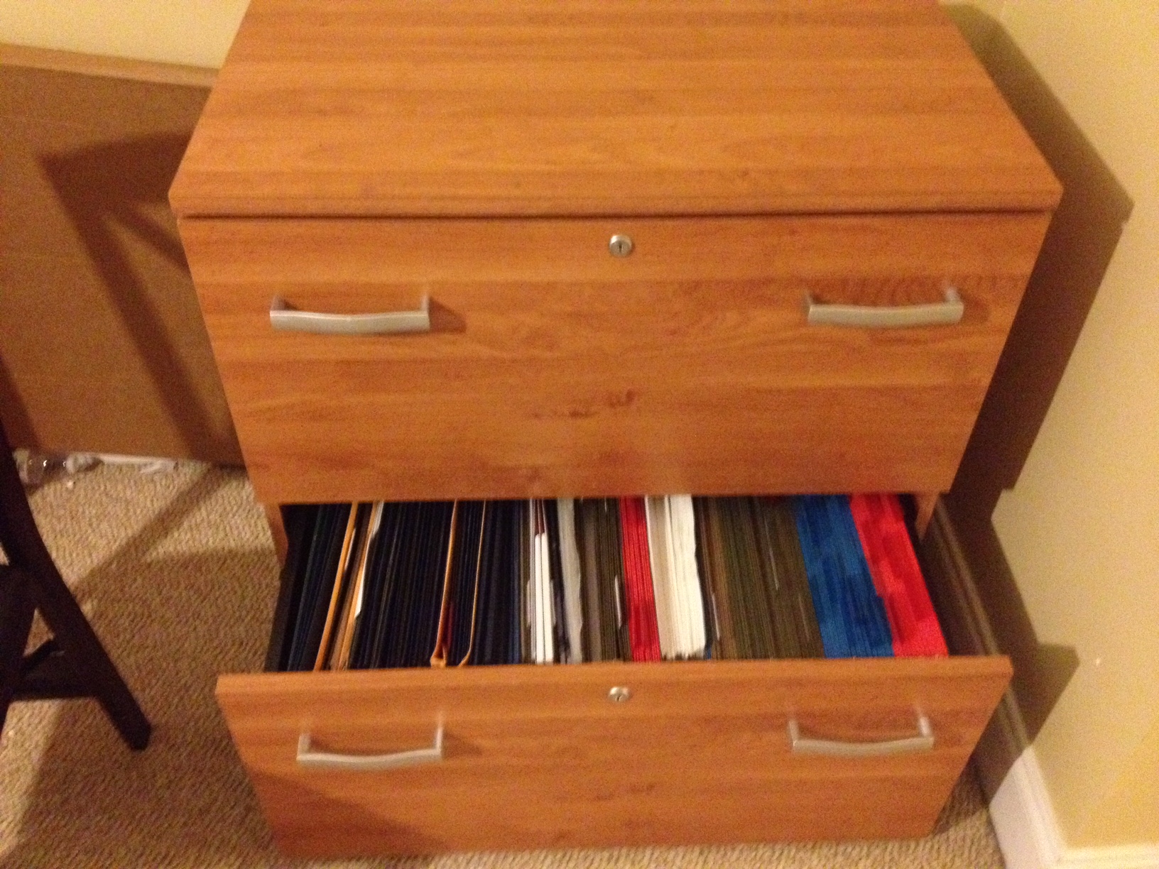 Large horizontal filing cabinet (matches desk)