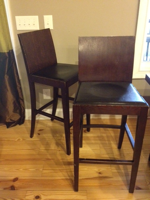 Contemporary bar stools (2)