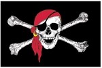 3X5 Pirate Jolly Rogers Flag
