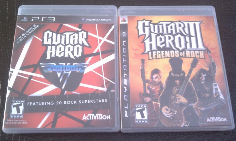 PS3 Guitar Hero II, Guitar Hero Van Halen & Guitar