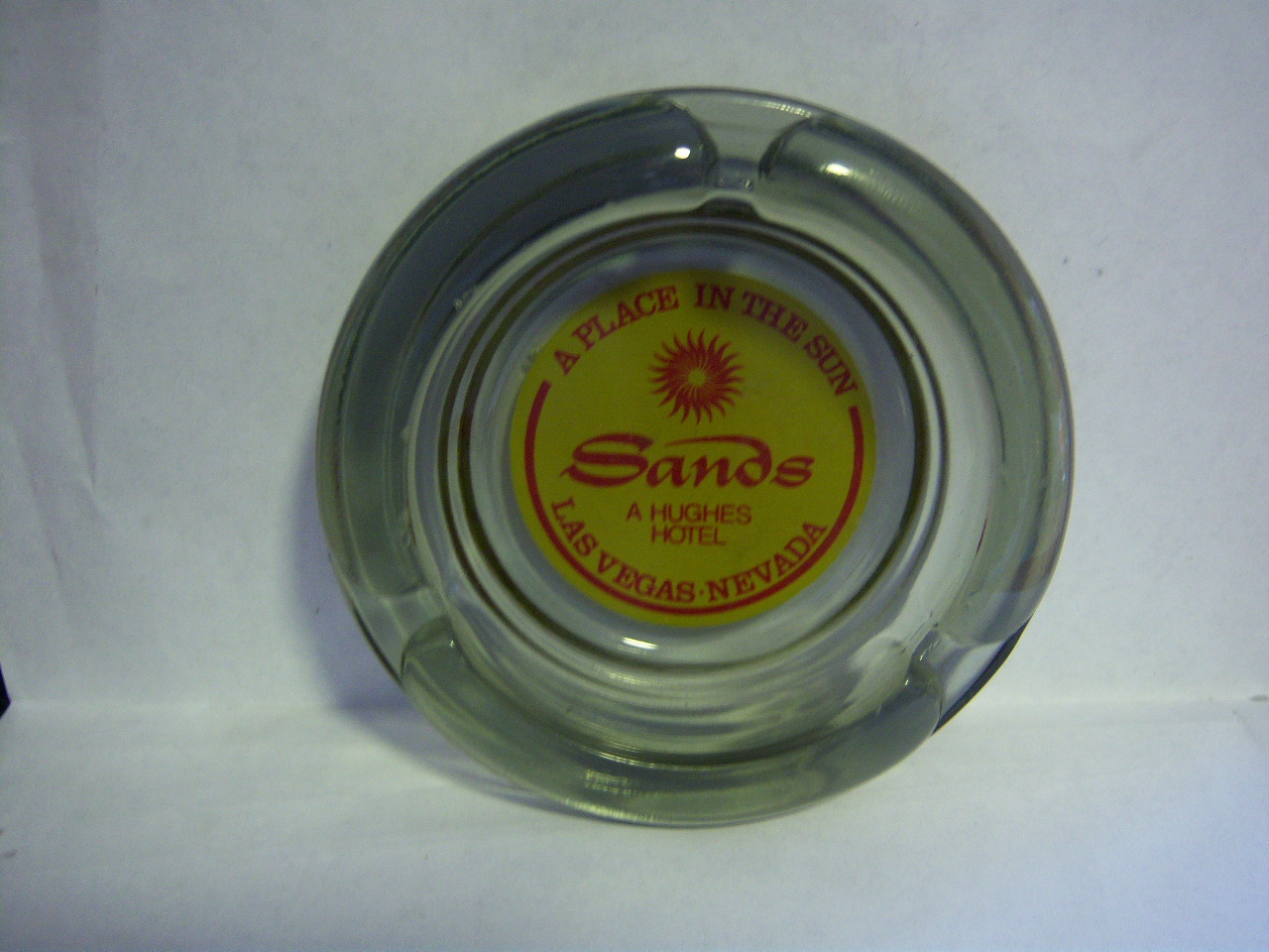 vintage ash tray from Sinatra\'s suite/Sands Hotel