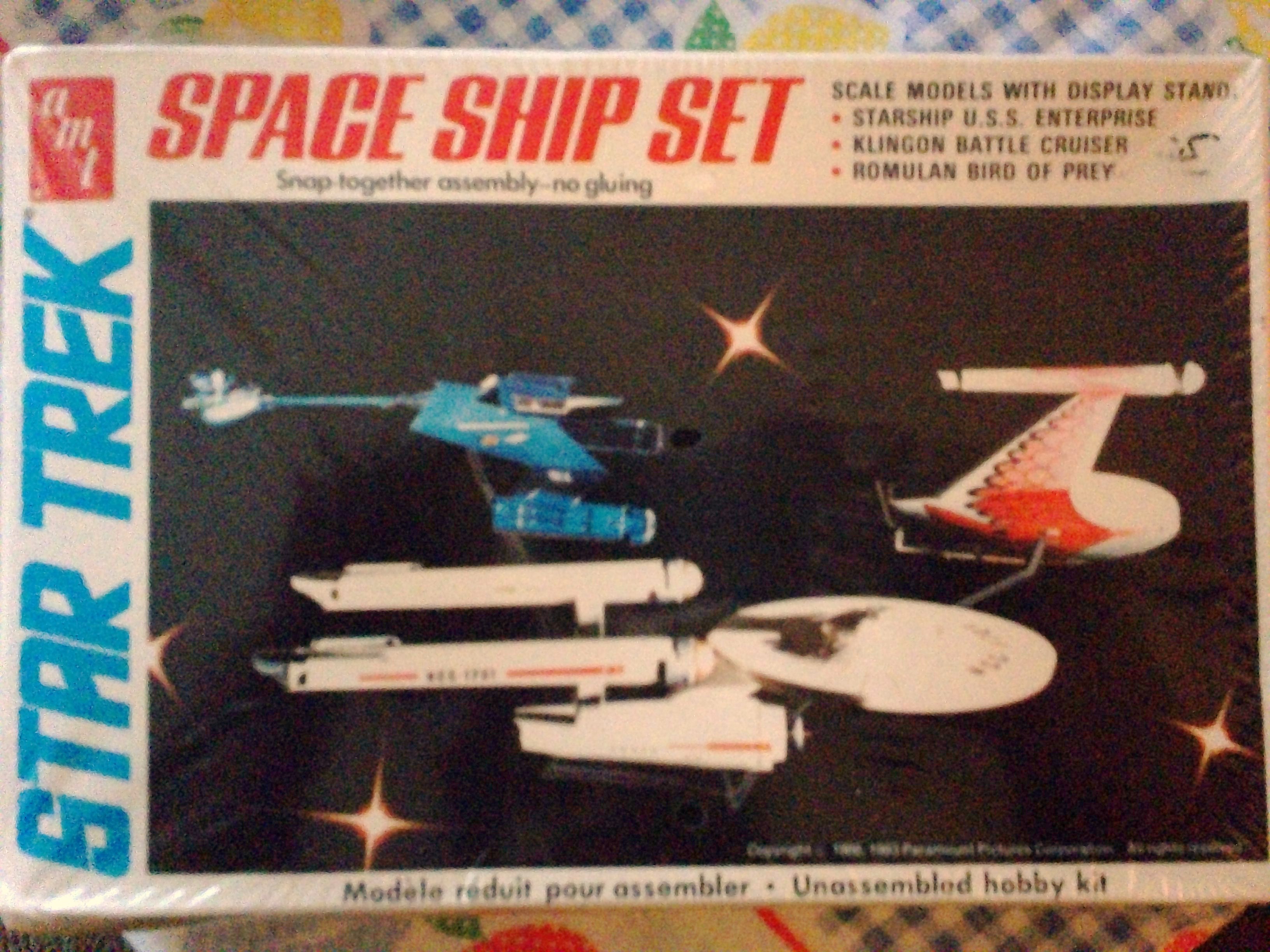 Space Ship Set Snap-together  Star Trek \'83