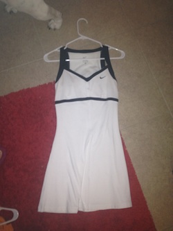 White & Black NIke Tennis Dress