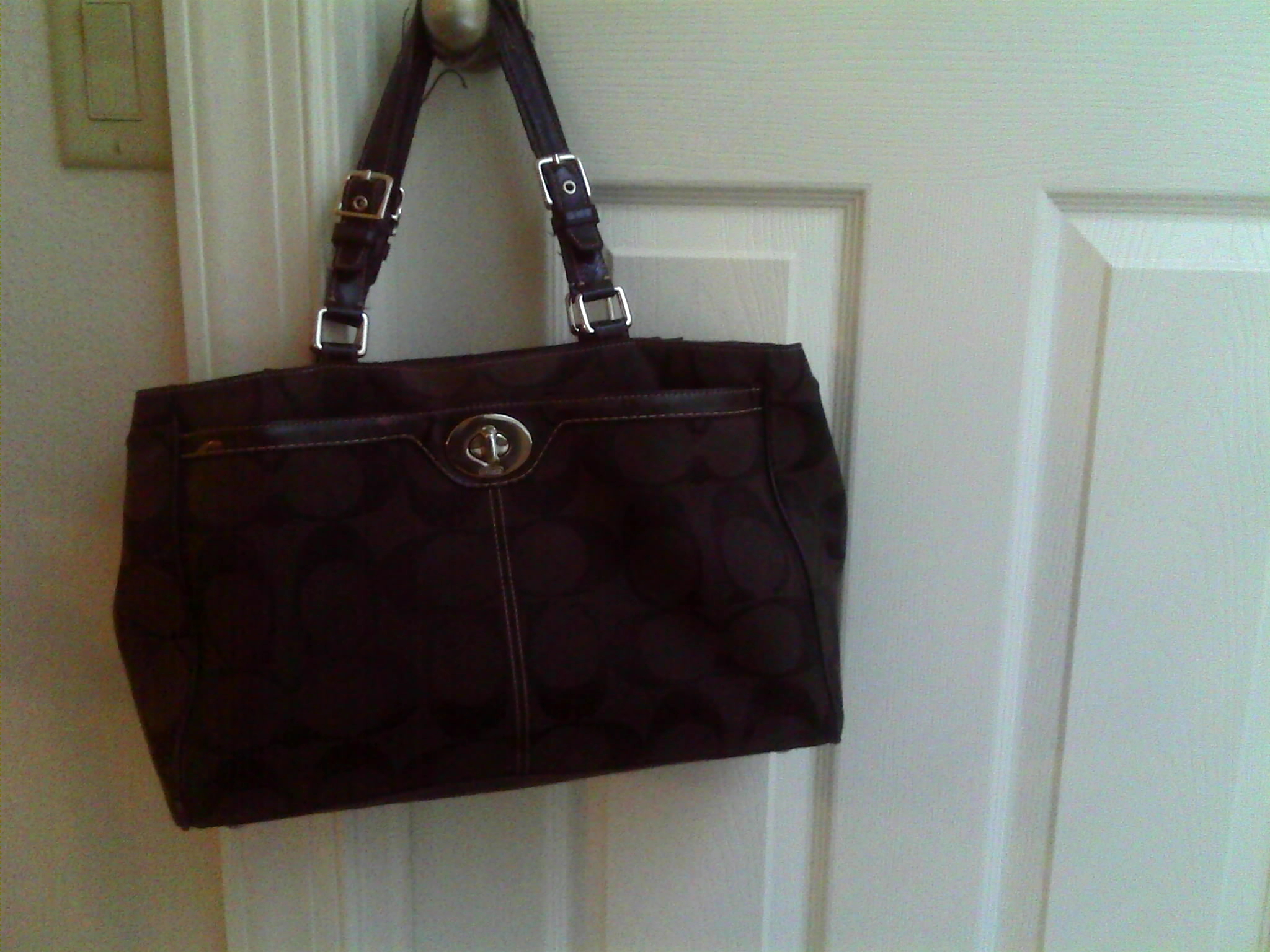 black coach purse