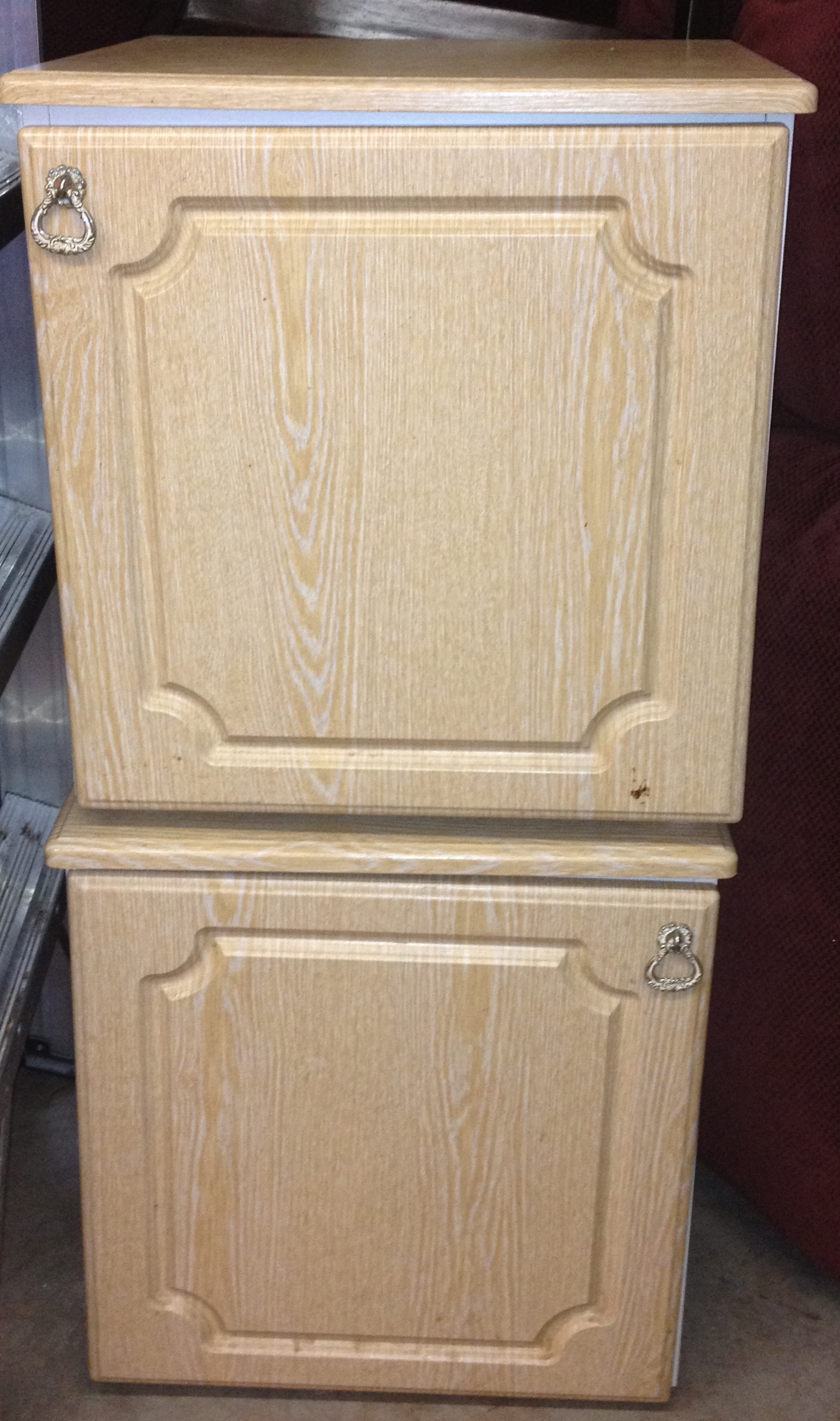 End cabinets, two