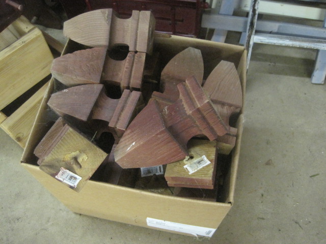 Box of Fence Finials