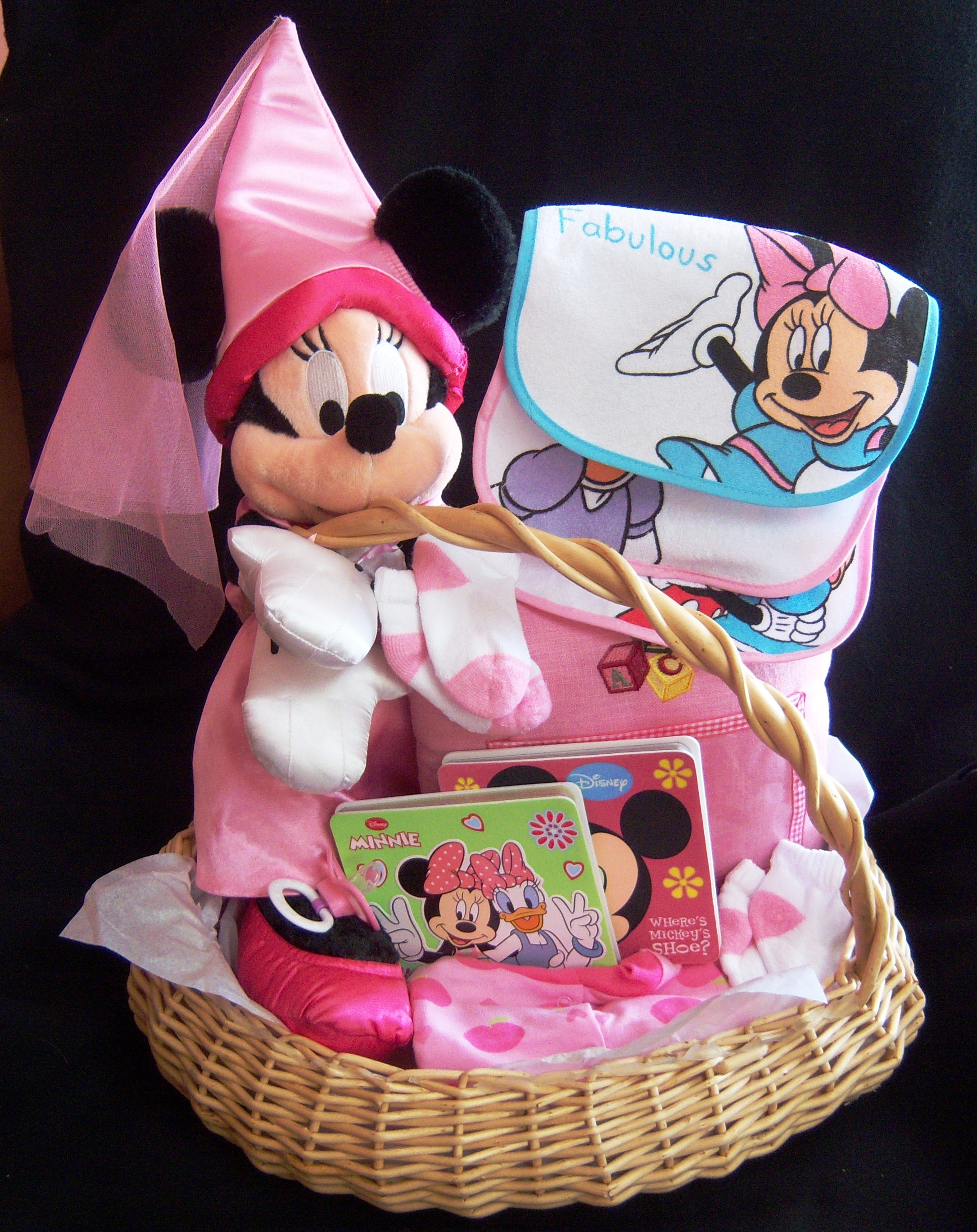 Minnie Mouse - Large Baby Basket - Gift
