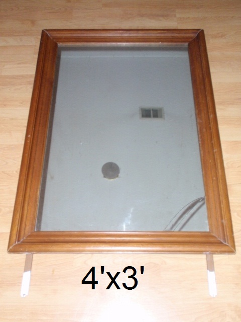 Large mirror or wooden picture frame