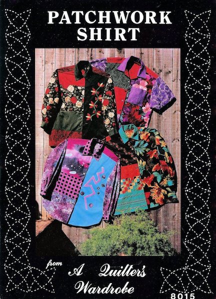 Patchwork Shirt from A Quilter\'s Wardrobe w/Buttons