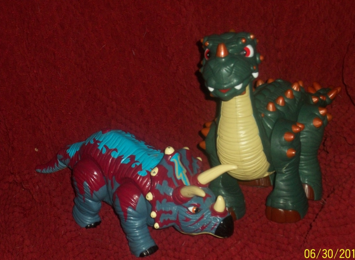 A Pair of \"Robot\" Dinosaurs