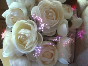 Avon Fiber Optic Weddin Bouquet