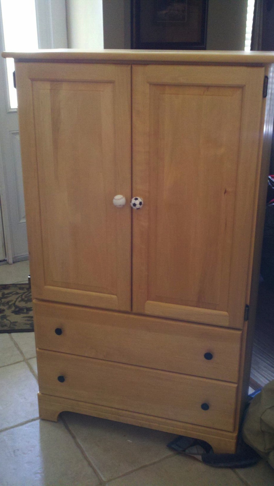 Dresser and armoire