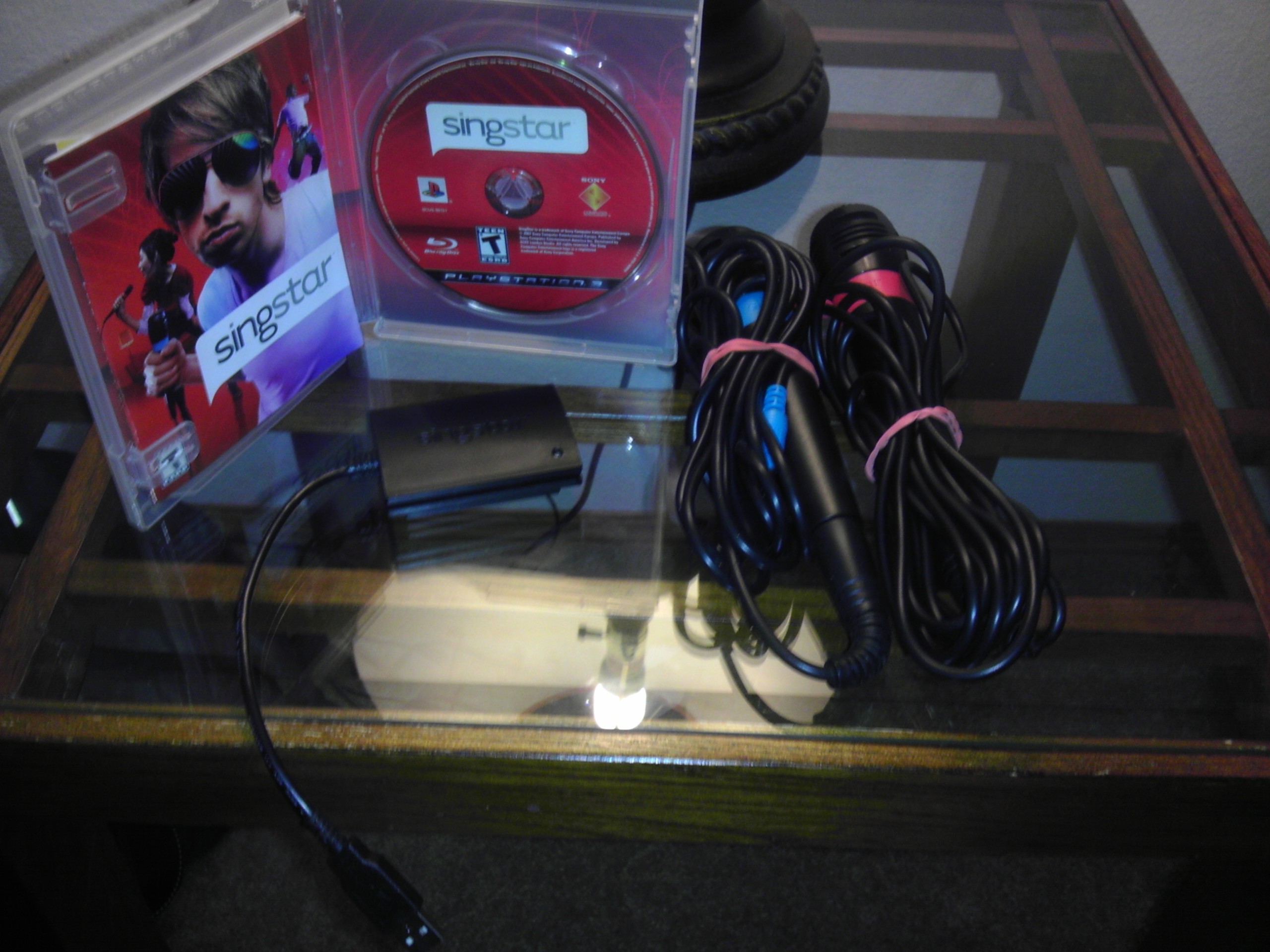 PS3 singstar with 2 microphones