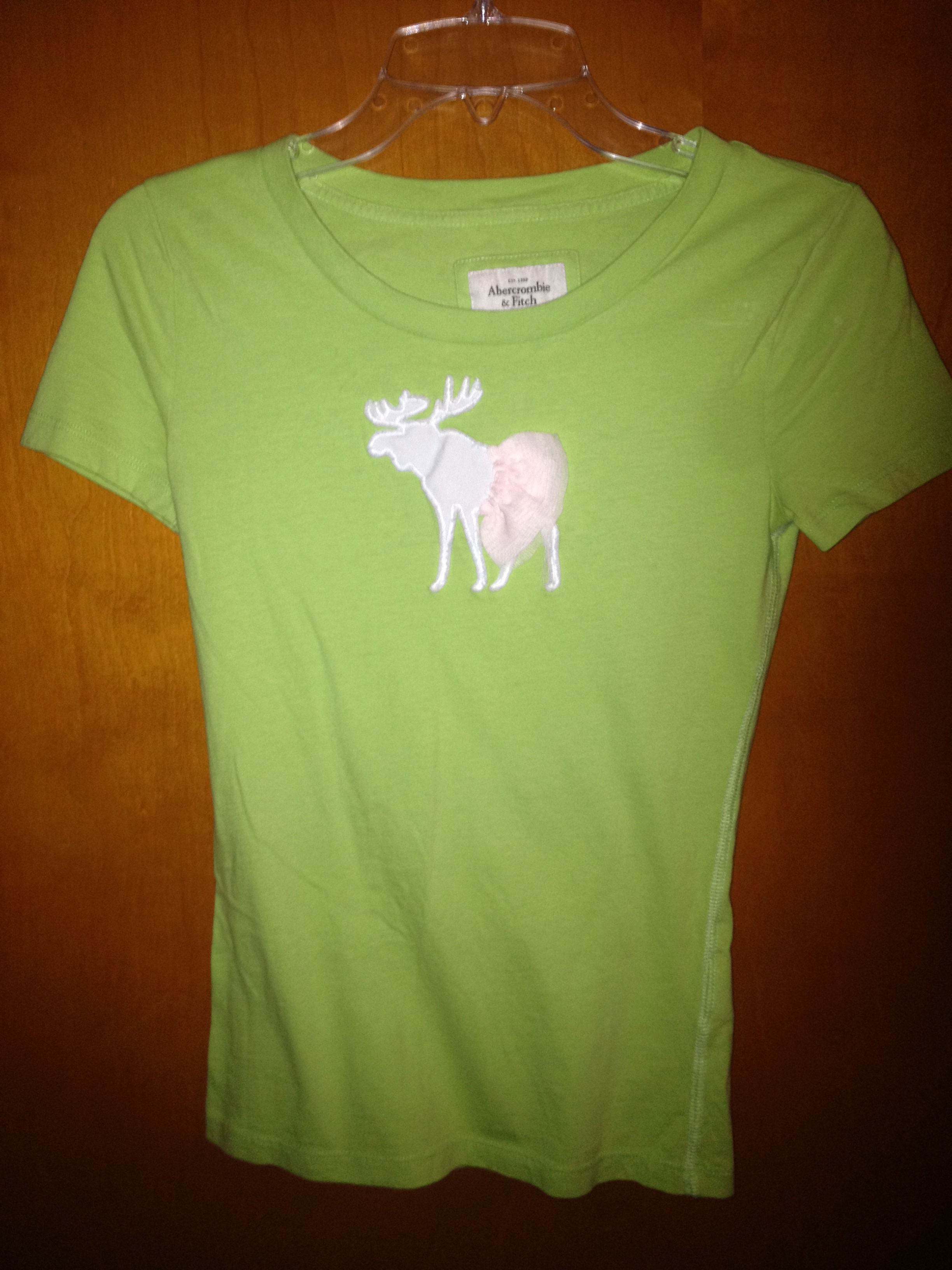 Green Shirt w/moose