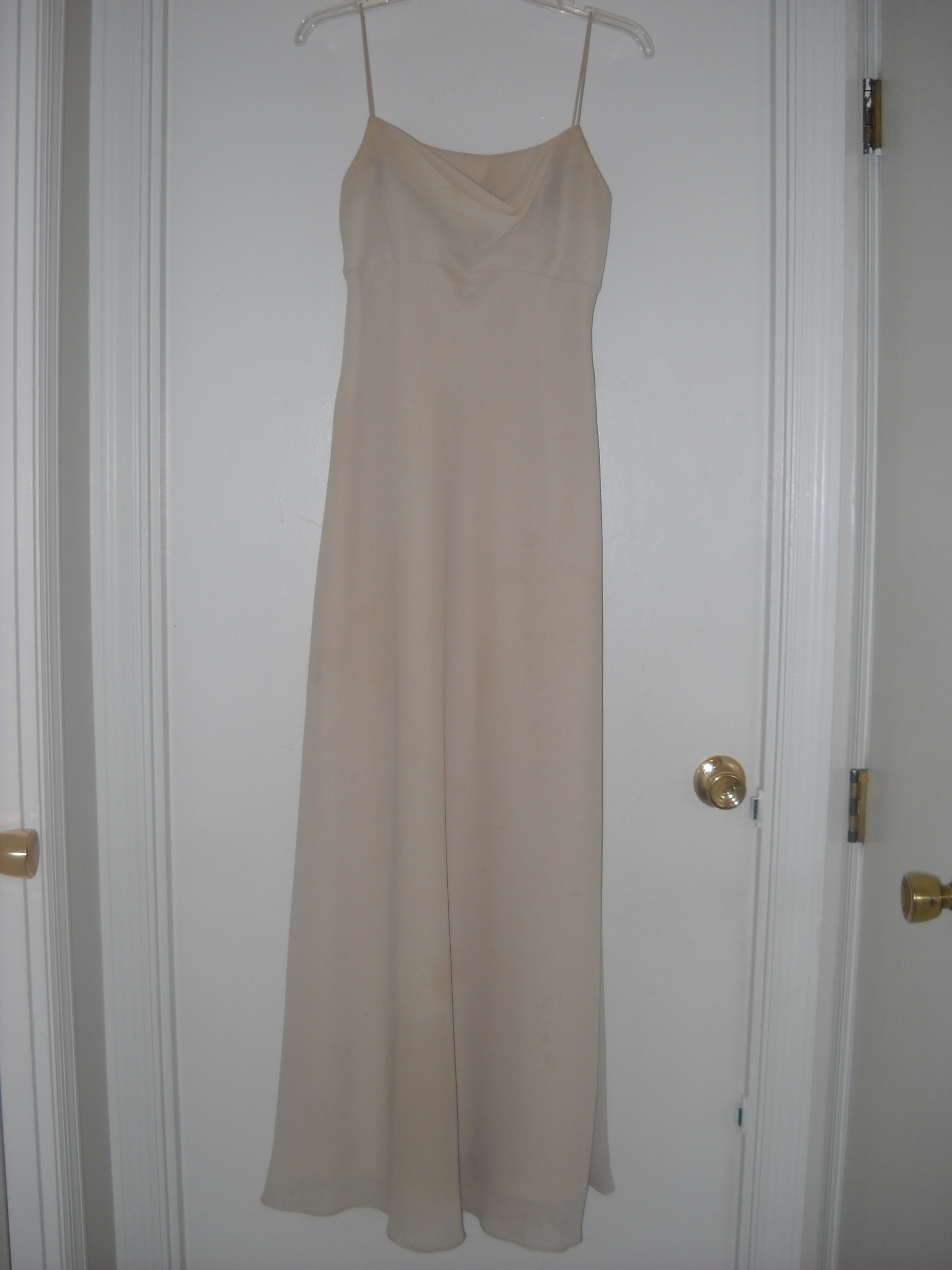 Size 6 - Cream Full Length Prom/Homecoming/Ball Gown