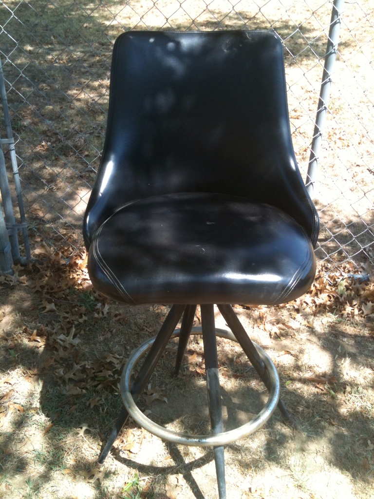 Pair of highback swivel chairs