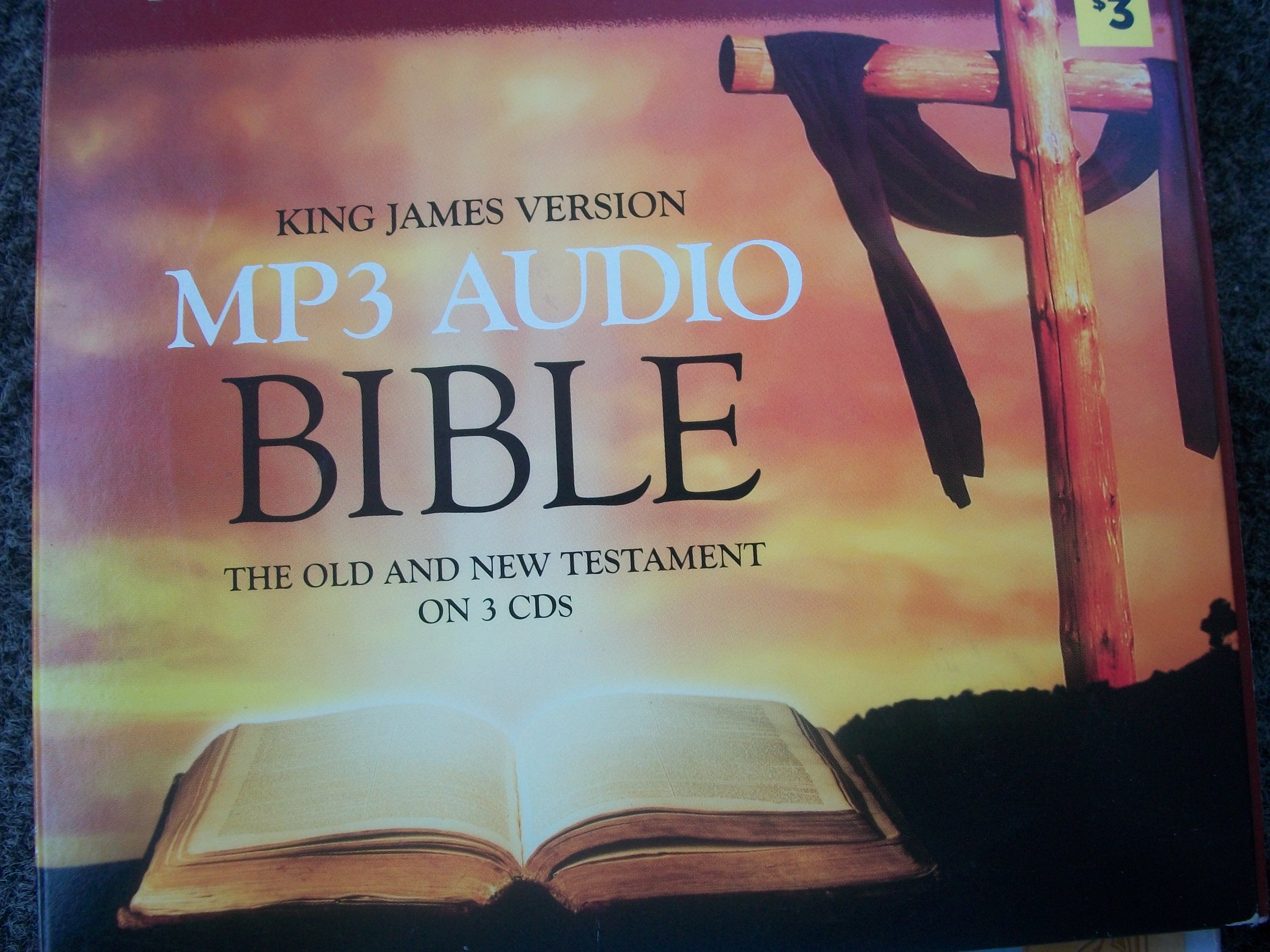 King James Version MP3 Audio Bible on 3 CD\'s