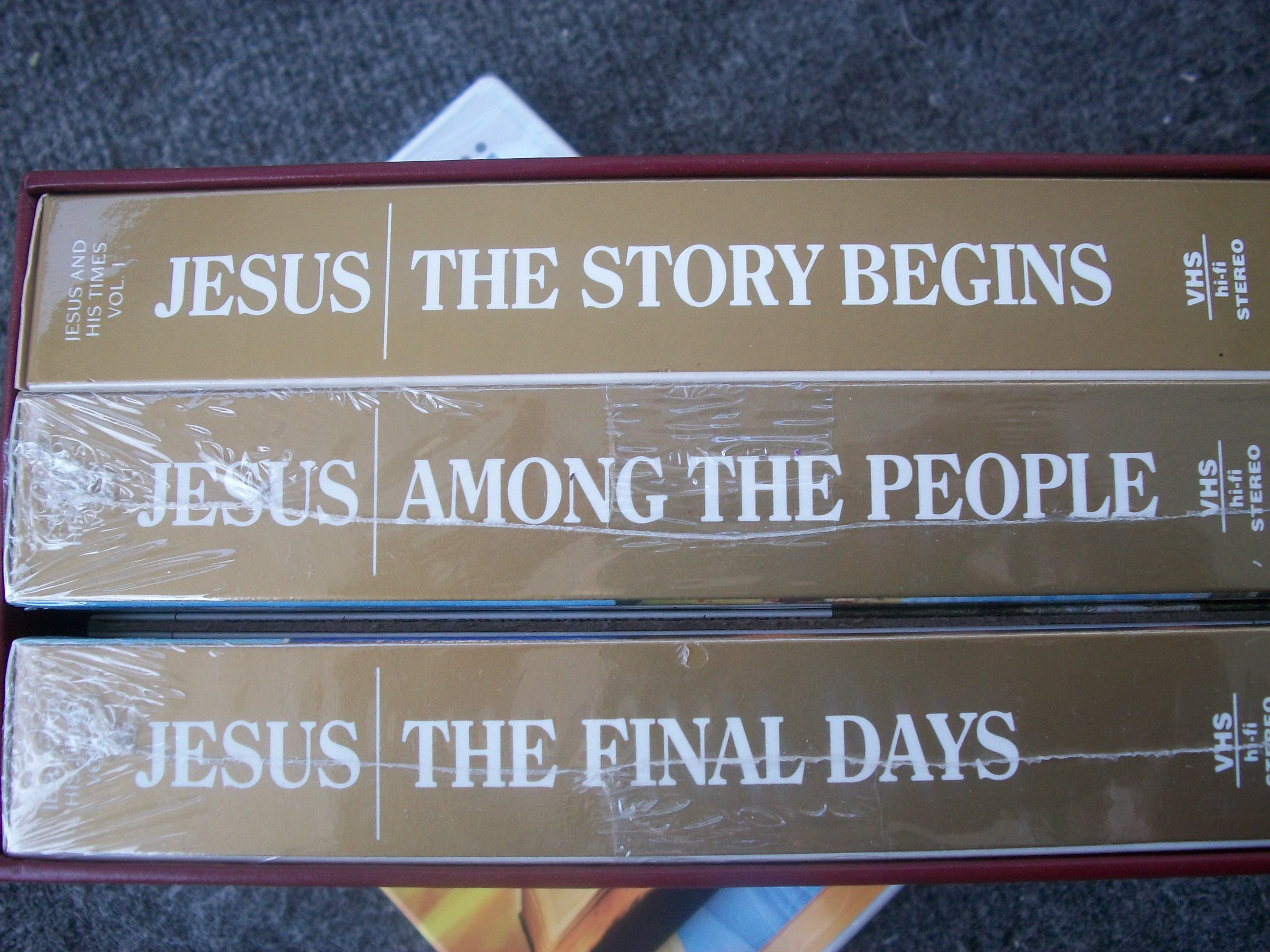 Reader\'s Digest Jesus and His Times VHS boxed set