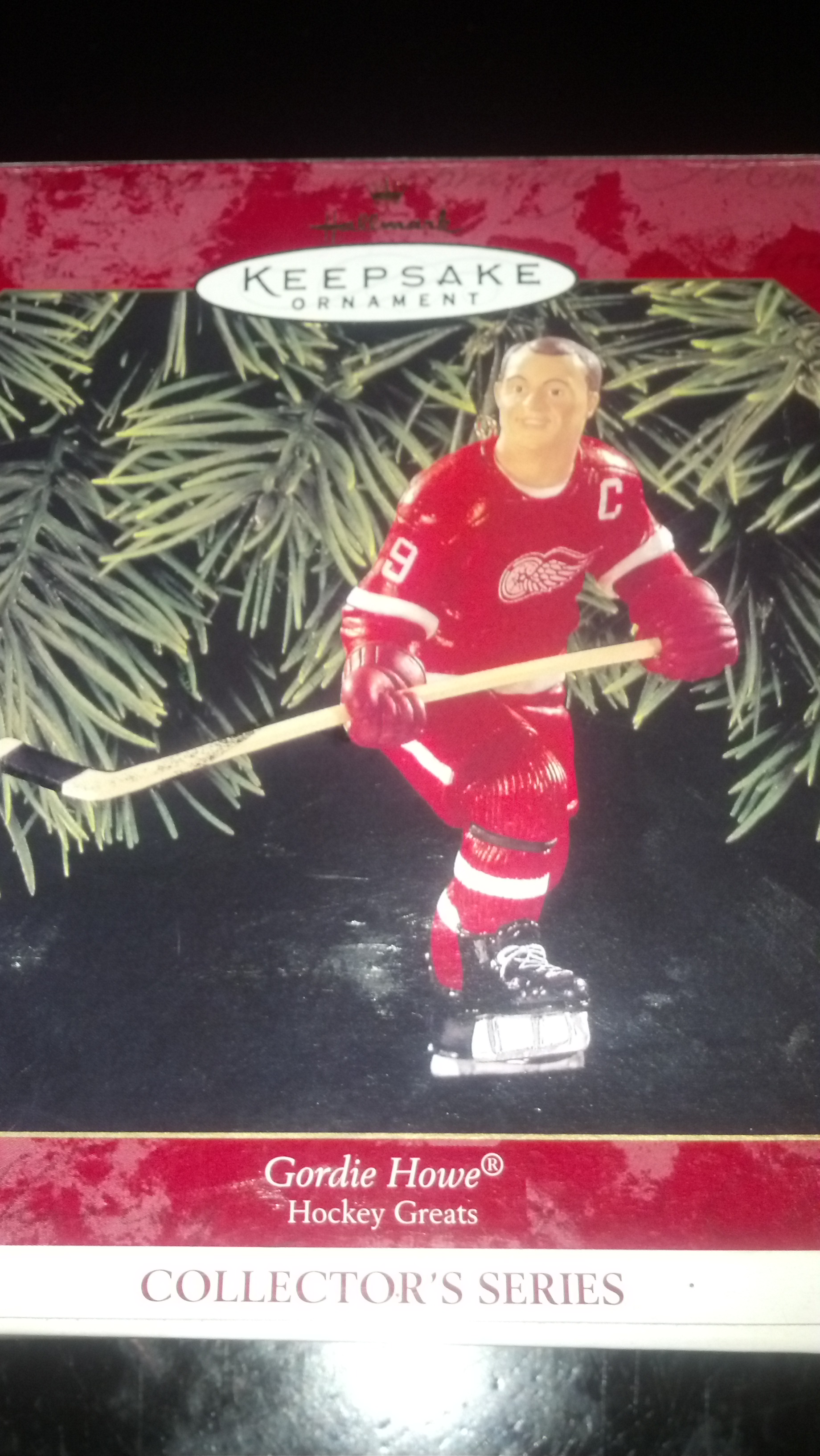 Hallmark Ornament Gordie Howe Hockey Greats