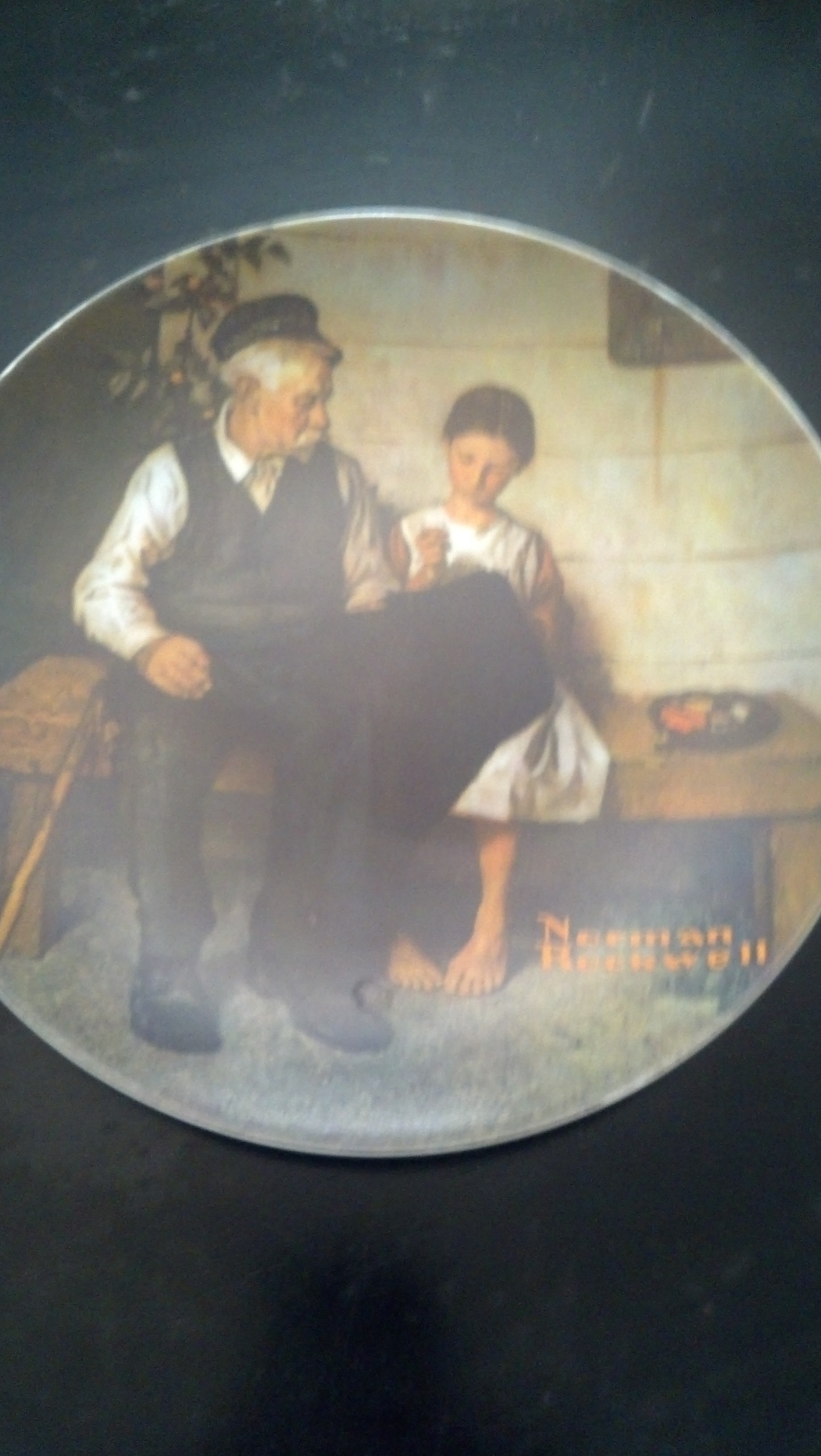 Norman Rockwell plate The lighthouse Keepers Daughter