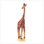 Hand Carved Giraffe Figurine