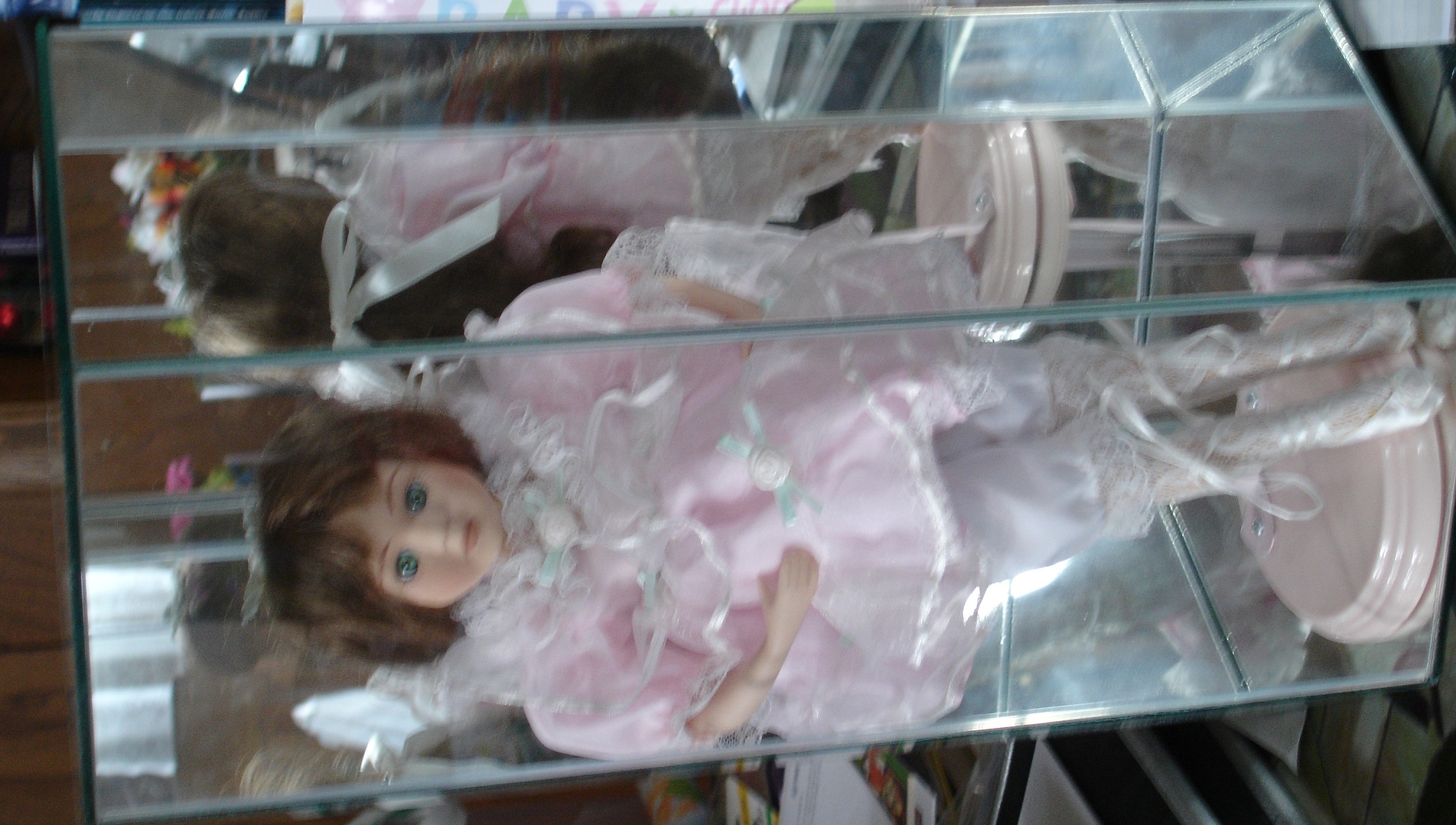 Ballerina Doll in Mirrored Case