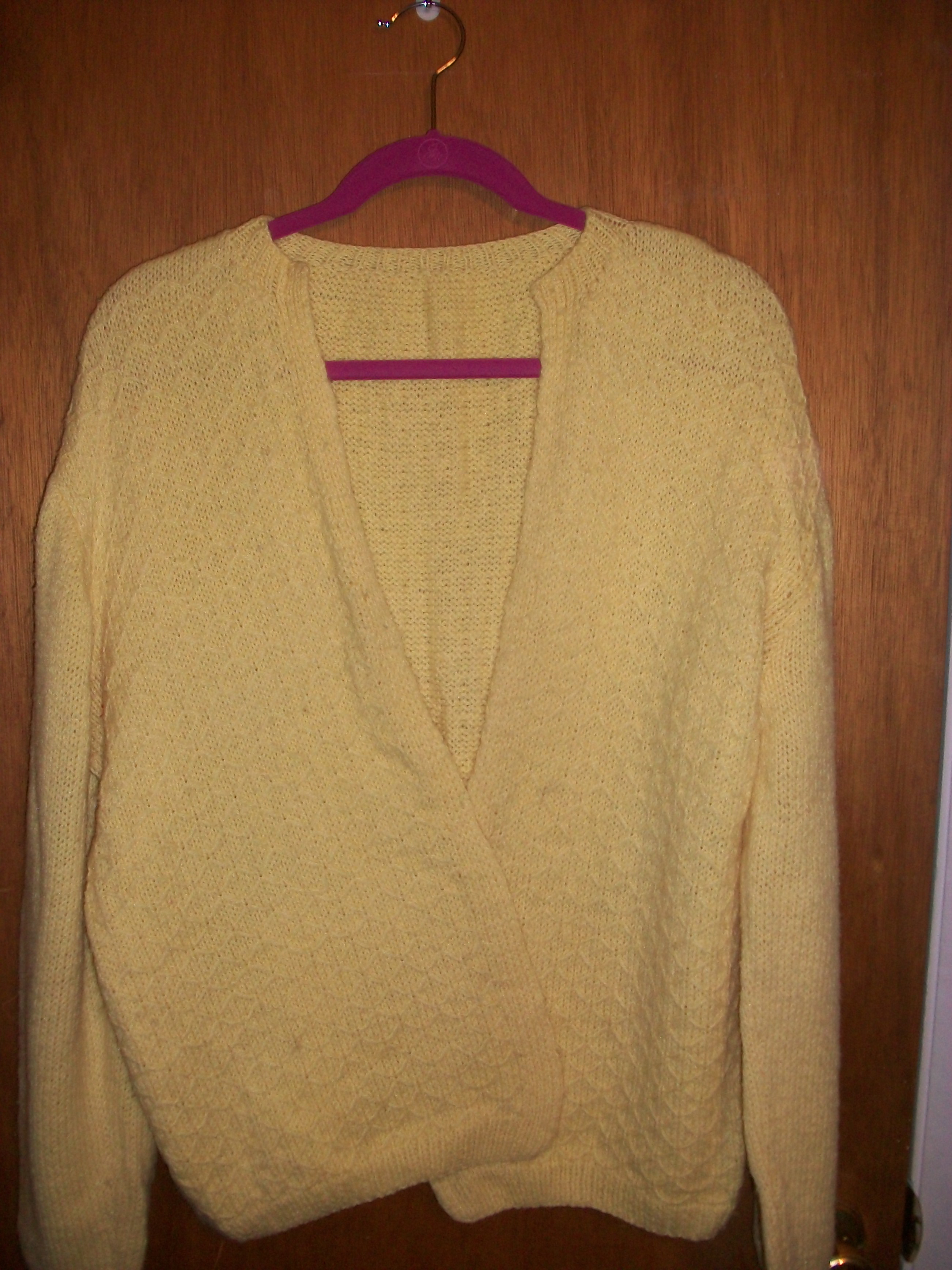 Long sleeve Yellow Sweater
